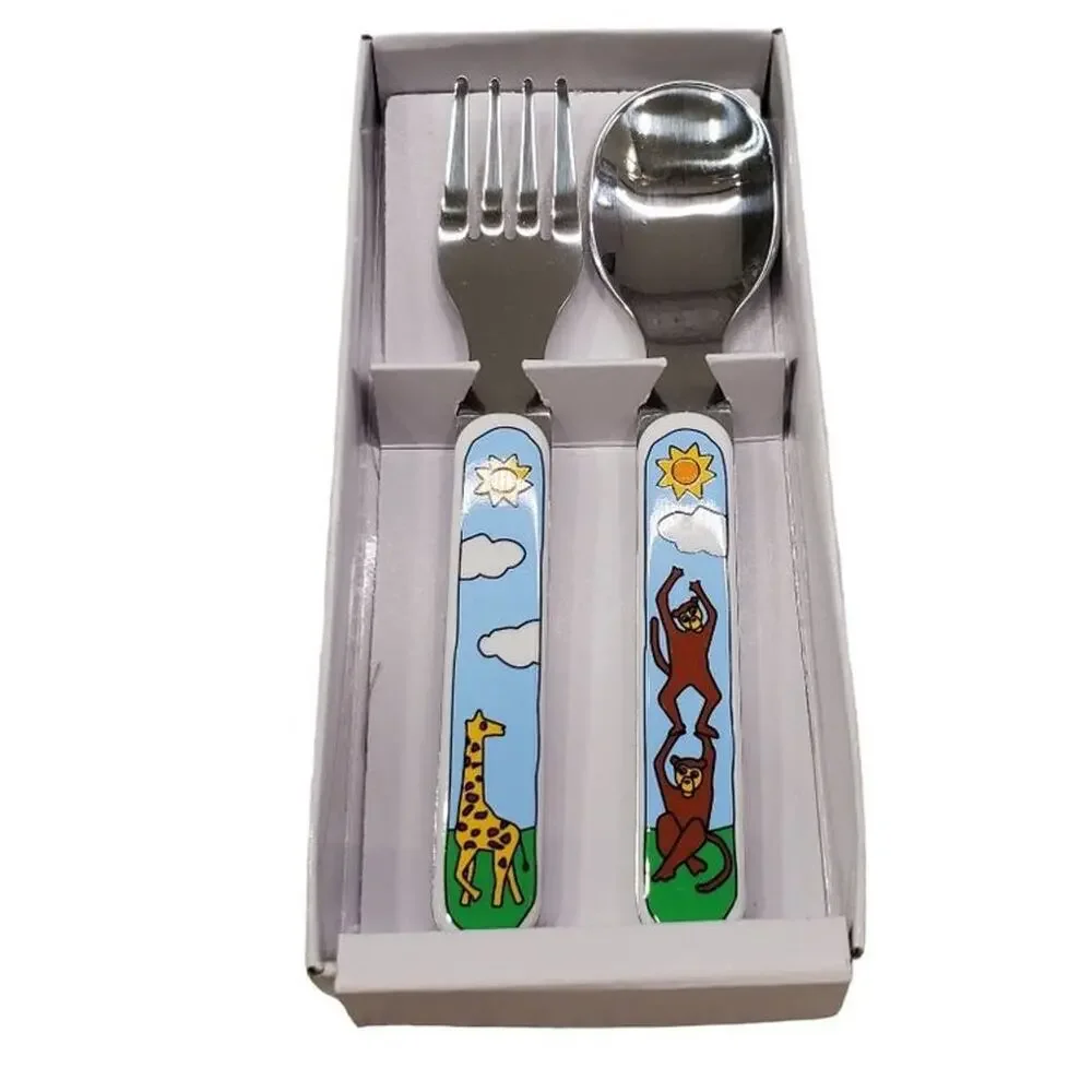 Dansk Bistro Kids Victoria Rush Morrison Flatware Set Noahs Ark Bistro Kids RARE